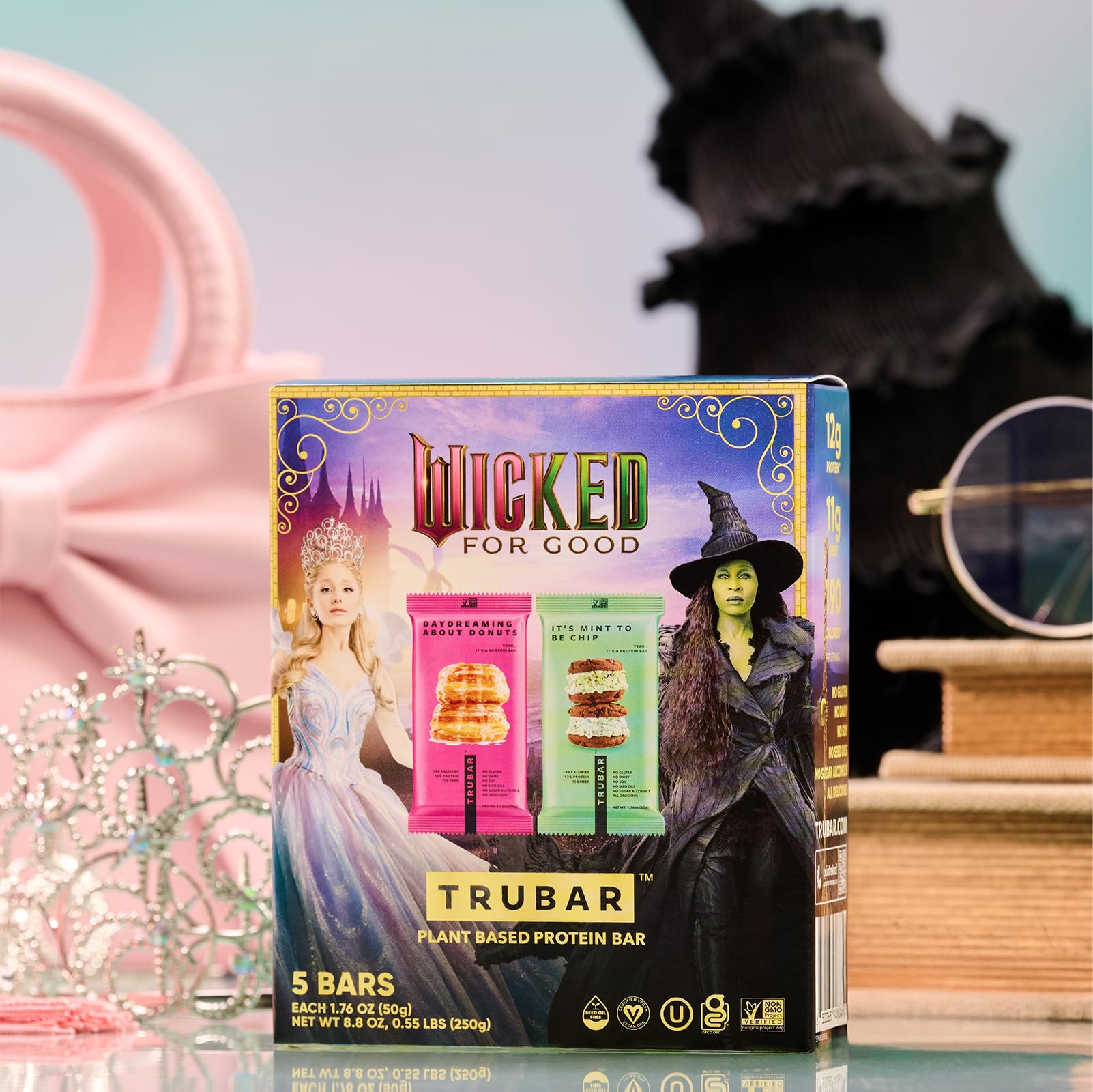 TRUBAR Wicked Variety Pack layout showing two flavors for versatile snacking options