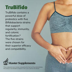 TruBifido acid-proof delivery preserves probiotic viability for real-life use.