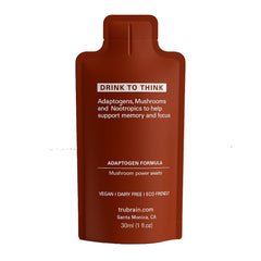 TruBrain Drink is poured into a glass for steady brain performance.