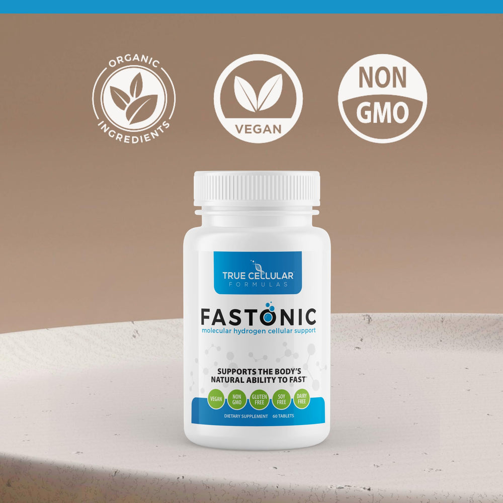 True Cellular Formulas Fastonic packaging foil signaling premium hydrogen formula.