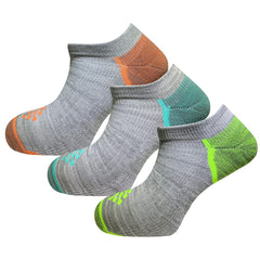 True Energy women's ankle sock with seamless toe for enhanced comfort during long shifts.