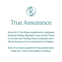True Grace carbon neutral logo on packaging showing net-zero commitment
