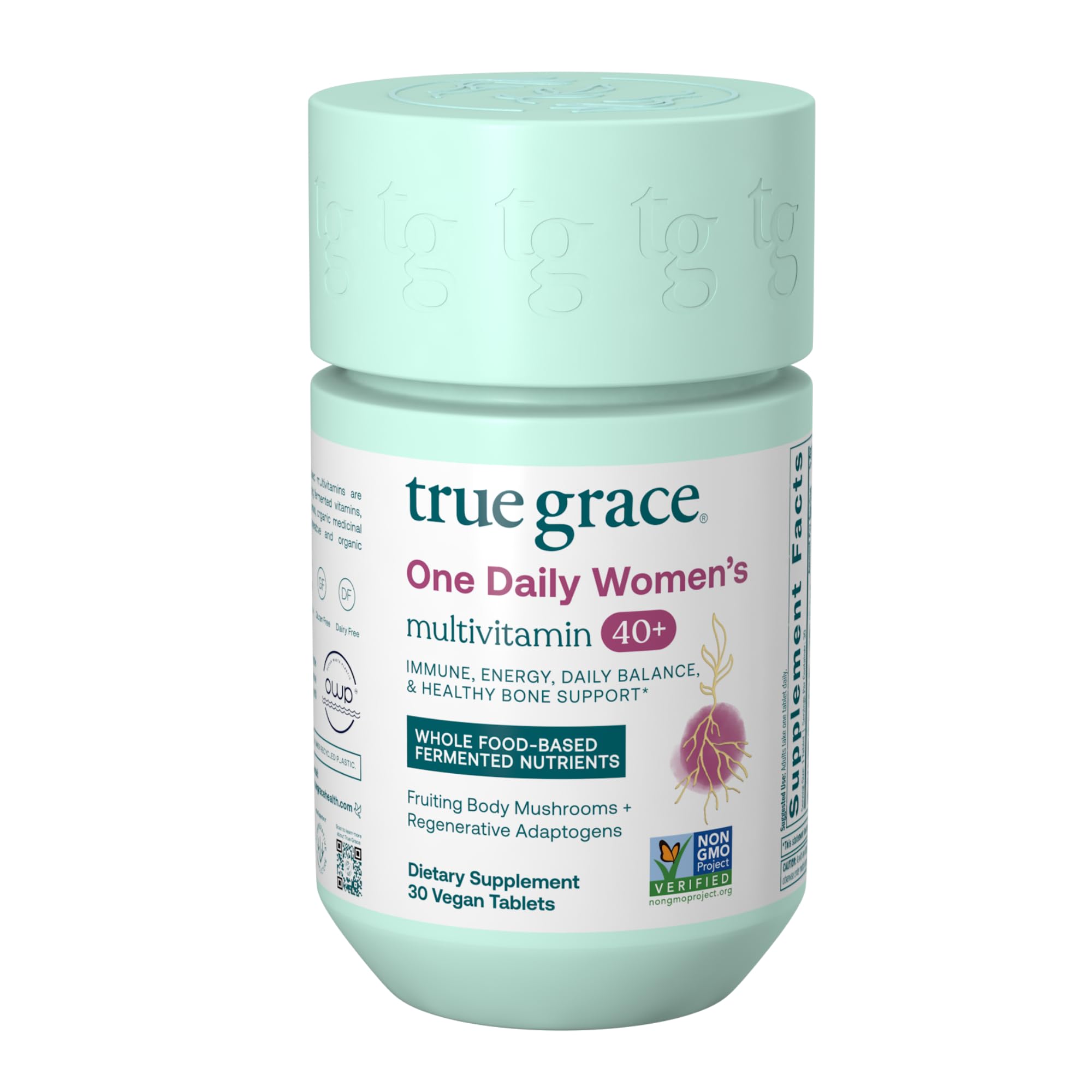 True Grace One Daily women's multivitamin bottle front for daily wellness