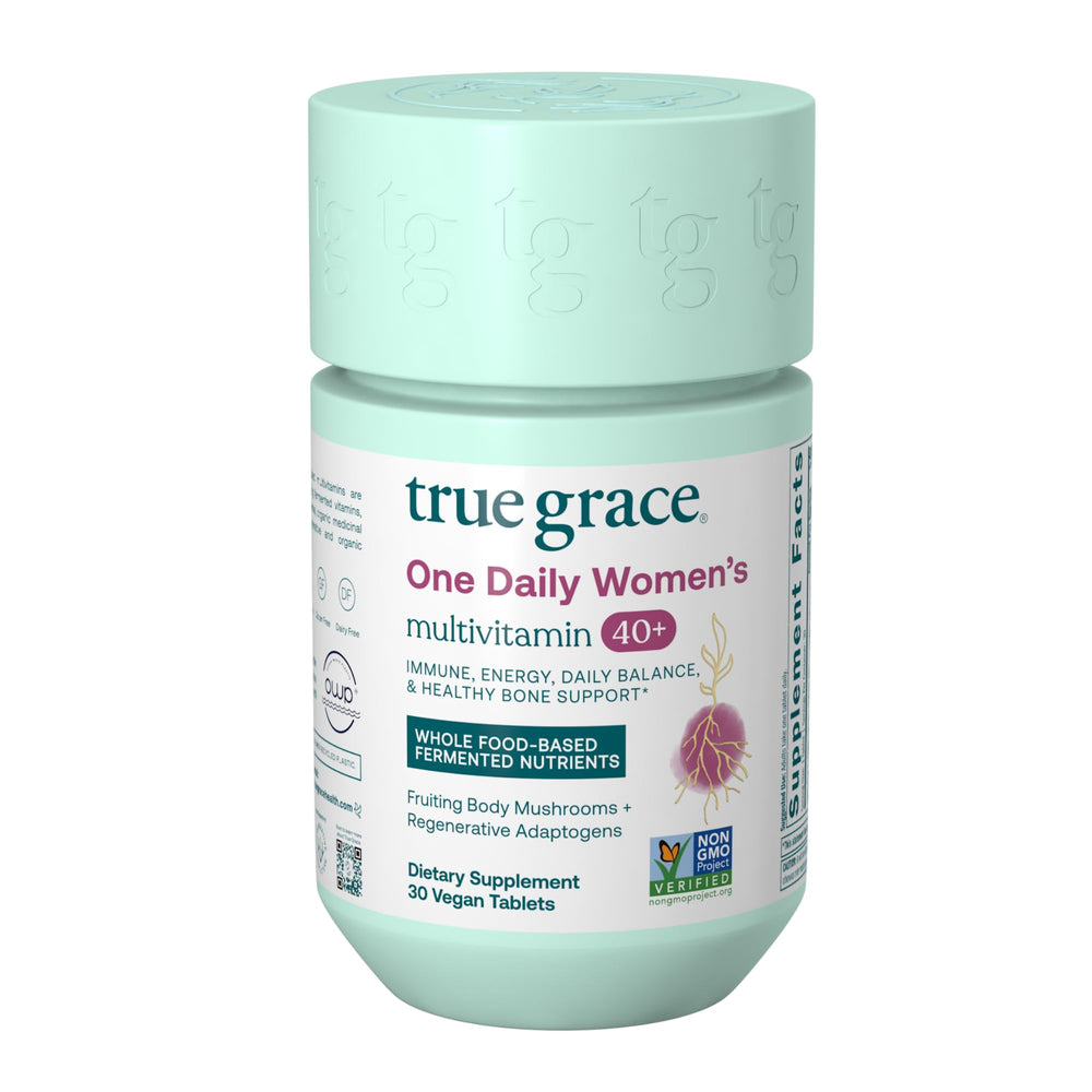 True Grace One Daily women's multivitamin bottle front for daily wellness