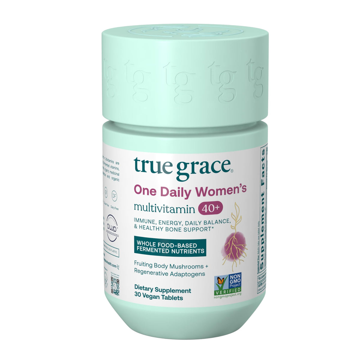 True Grace One Daily women's multivitamin bottle front for daily wellness