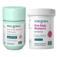 True Grace One Daily Women's Multivitamin bottle with nutrient-dense formula for daily wellness