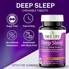 True Life Therapeutics chewable tablets ready for nightly use.