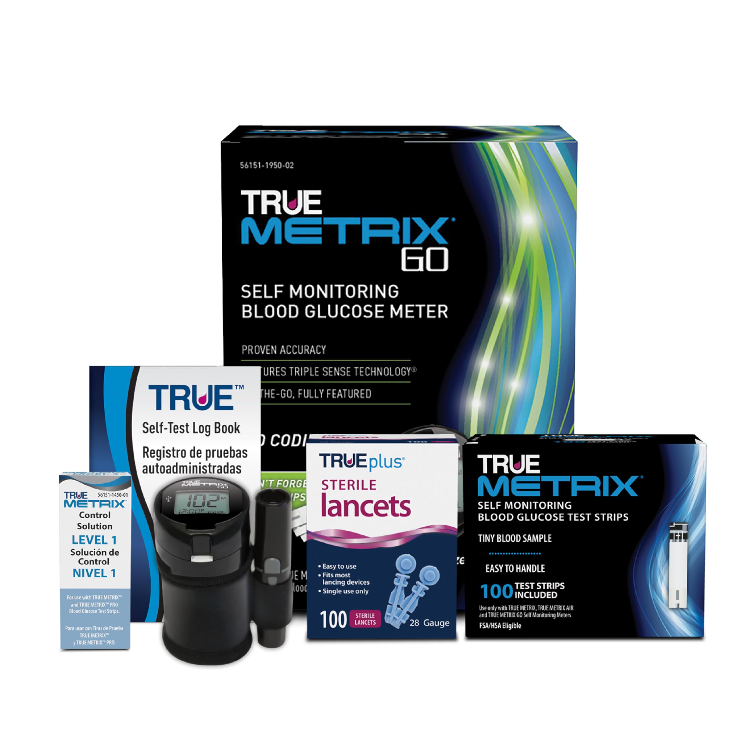 TRUE METRIX GO meter in case for portable testing