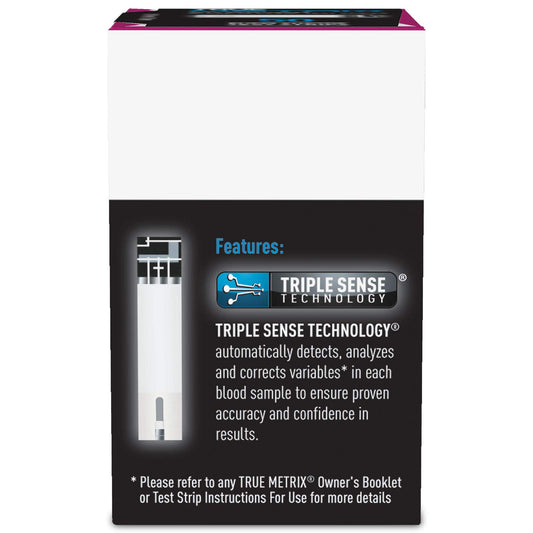 TRUE METRIX NFRS test strips foil wrap for reliable sealing and freshness.