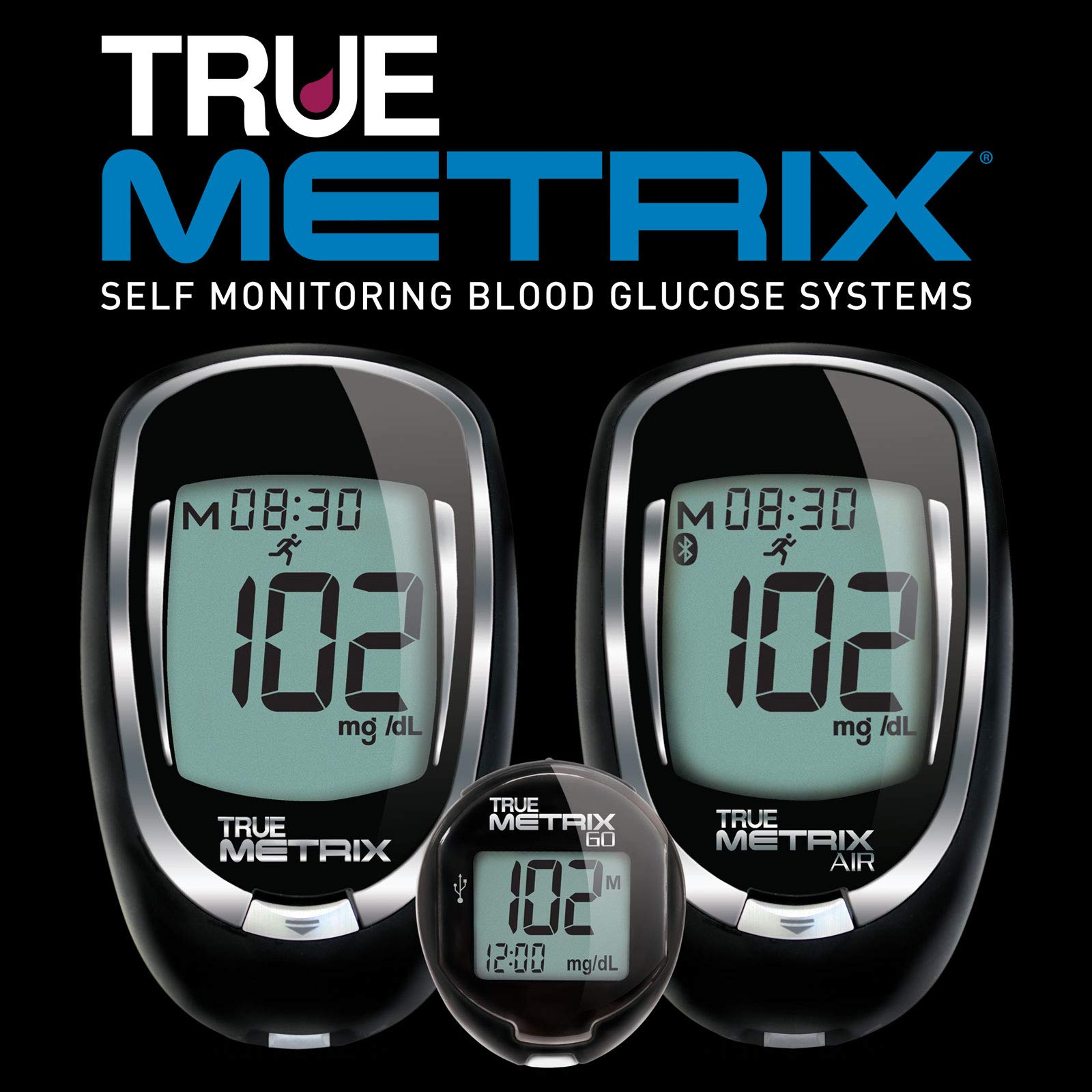 TRUE METRIX NFRS test strips labels ensure clear usage details.
