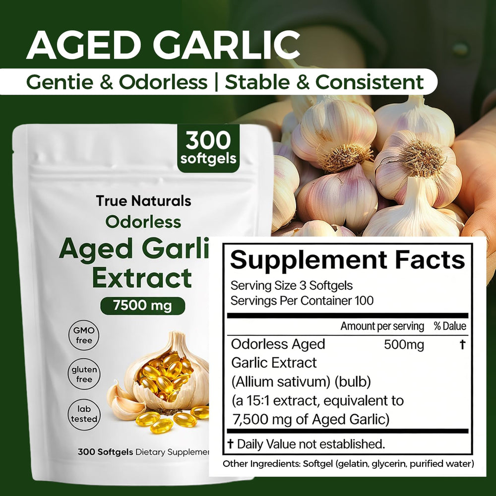 TRUE NATURALS 300-count bottle packaging highlight Non-GMO formula.