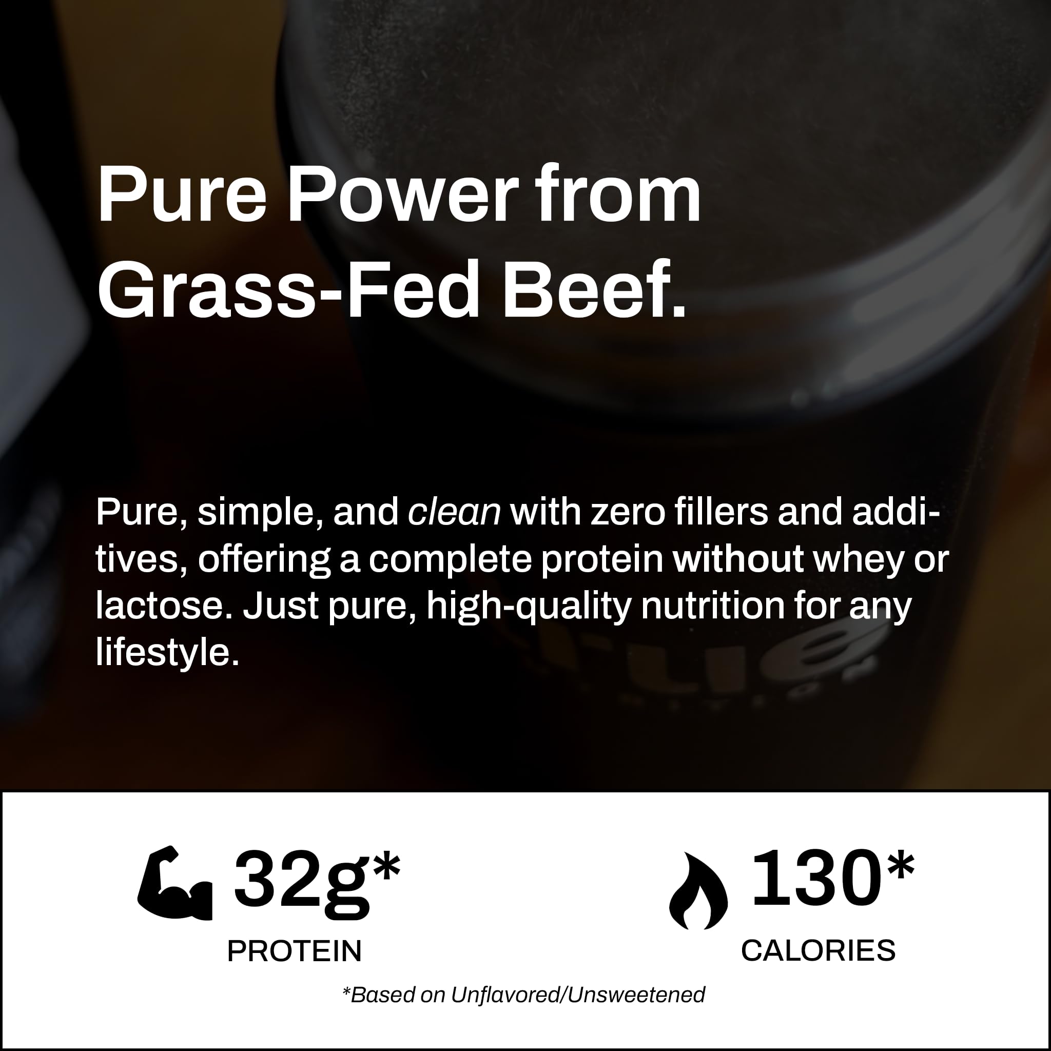 Grass-fed cattle sourcing visual from True Nutrition, quality protein origin