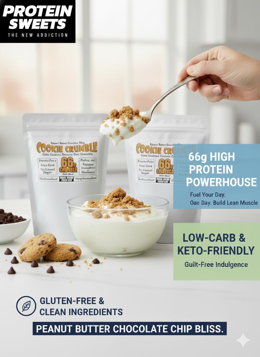 TRUE PATH high protein cookie ingredient panel highlighting gluten-free ingredients