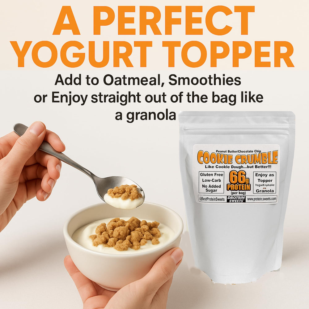 TRUE PATH high protein cookie yogurt mix idea for extra protein boost