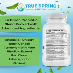 True Spring Eve Balance prebiotics focus supports digestive wellness.