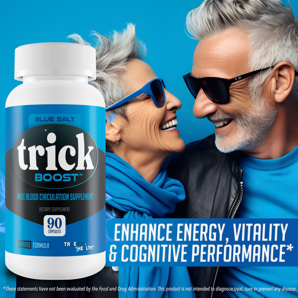 True You Health Blue Salt Trick Boost packaging emphasizes USA-made quality.