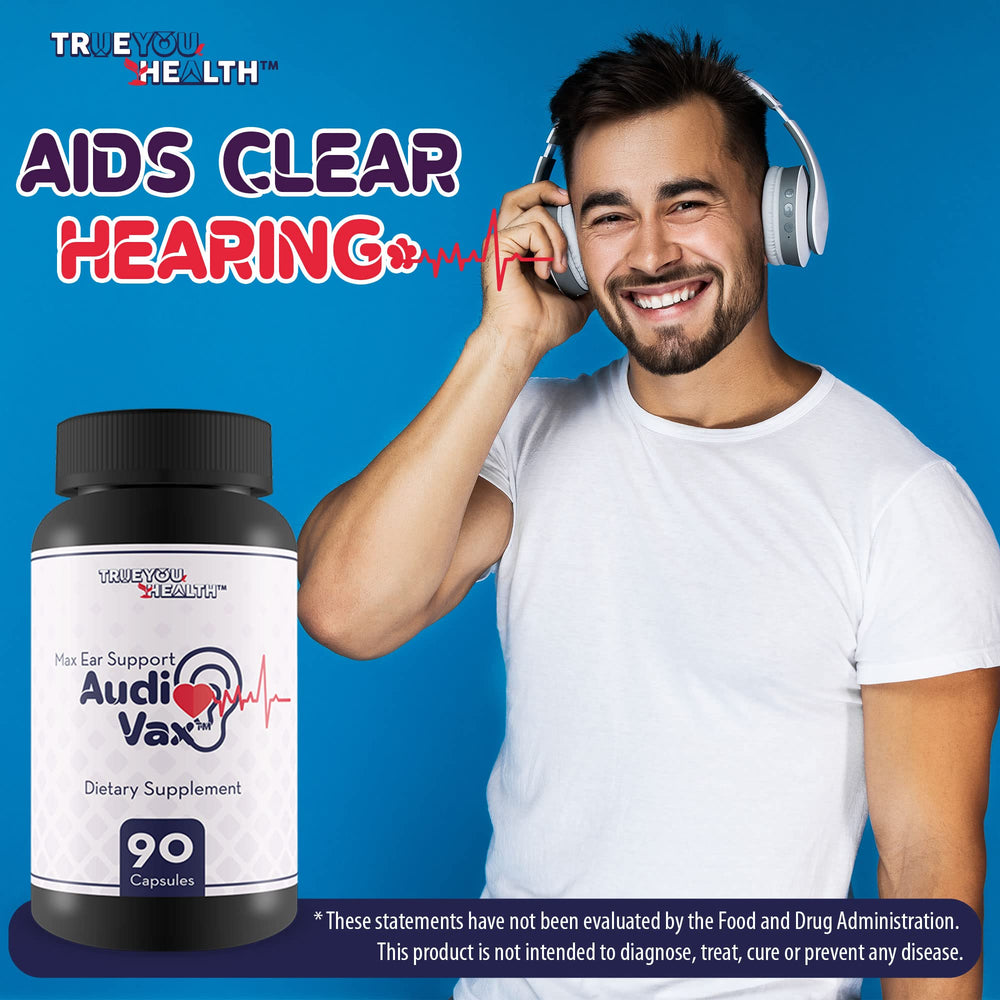 True You Health Max Ear Support Audi Vax in-use during morning routine