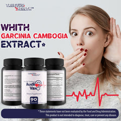 True You Health Max Ear Support Audi Vax glass jar on kitchen counter