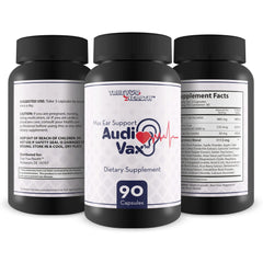 True You Health Max Ear Support Audi Vax label explains dosage and use