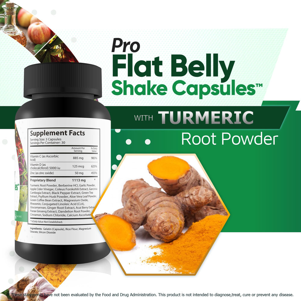 True You Health Pro Flat Belly Shake Capsules promote digestive comfort and gut cleanliness.