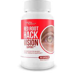 True You Health Red Root Hack Vision pills in bottle for daily eye support