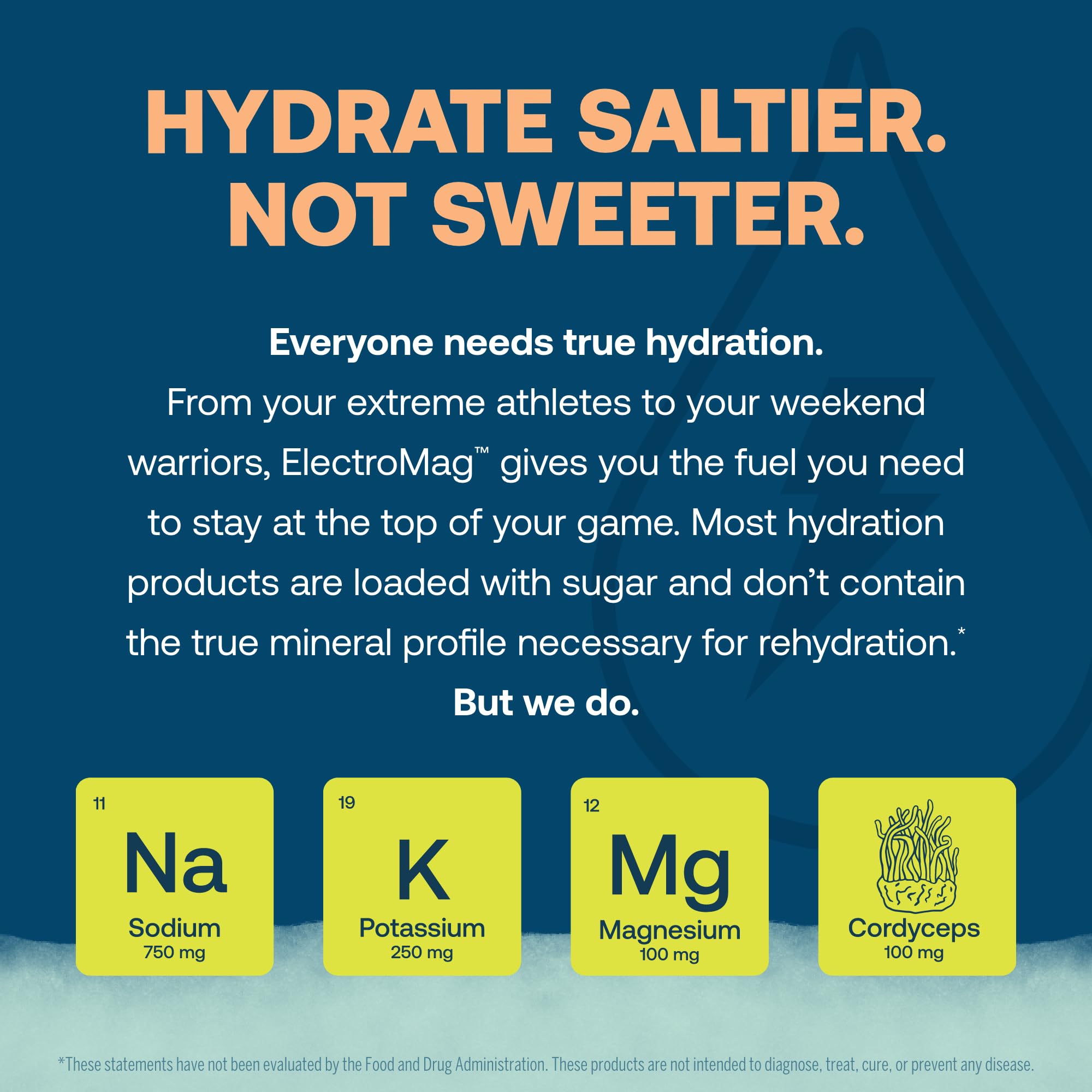 ElectroMag zero sugar and zero carbs supports clean tasting hydration