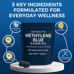 TRUEHEALTHIC clean-label ingredients emphasized in a gummy formula.