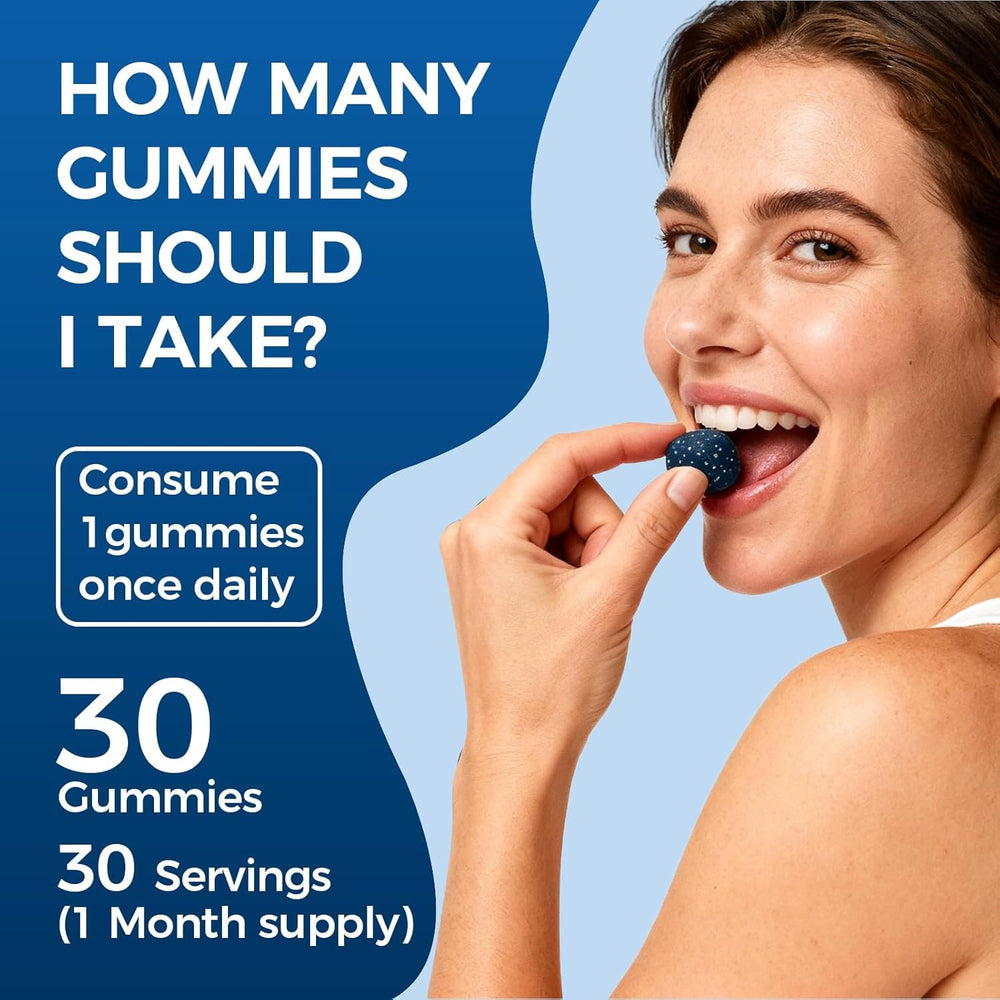 TRUEHEALTHIC Methylene Blue Gummies ingredient panel closeup