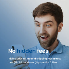 TrueLabs PaternityLab at-home packaging and instruction visuals for use