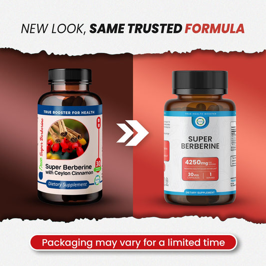 TRUEMED Berberine capsules close-up, emphasizing convenient daily intake.