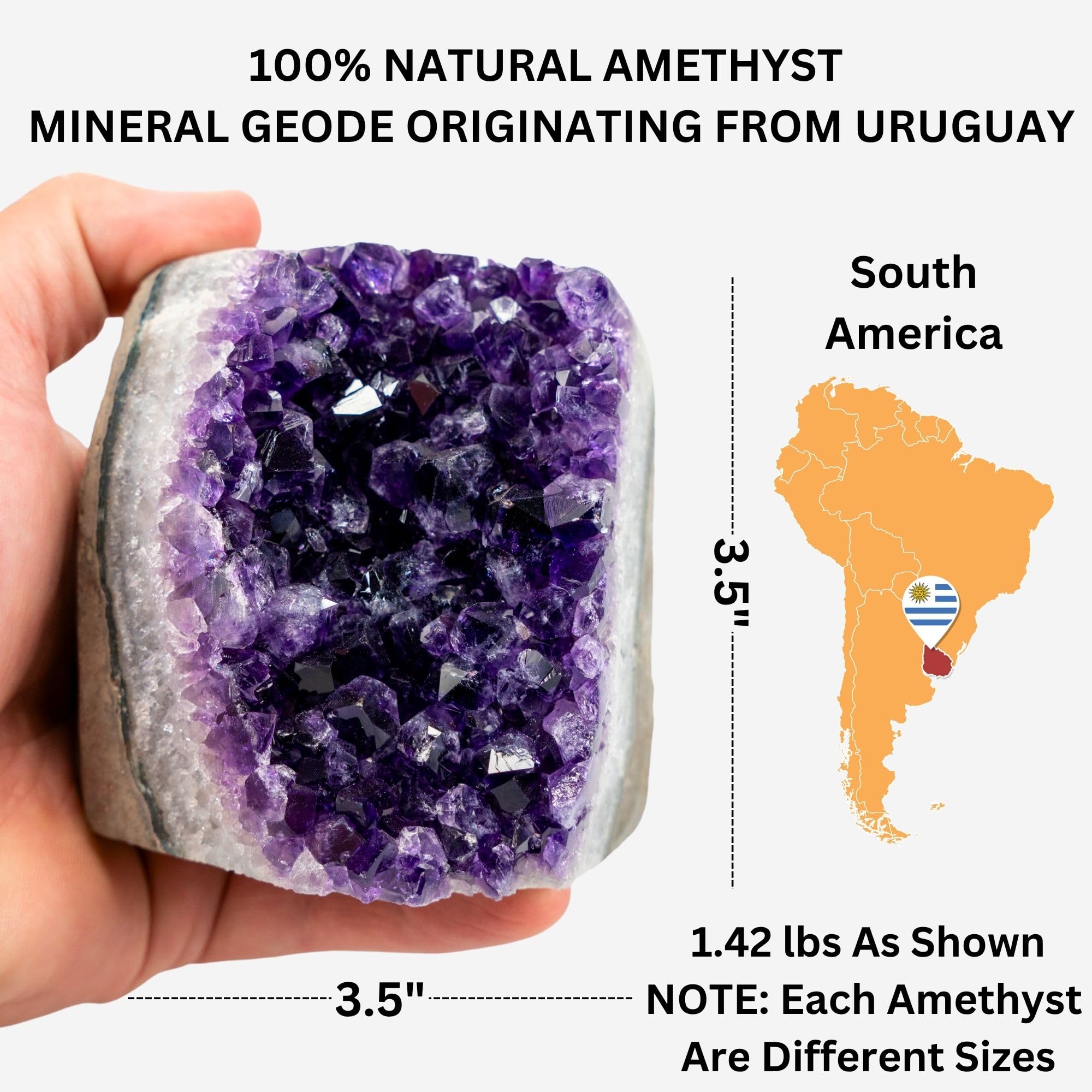 TruEnergy amethyst packaged safely for secure delivery
