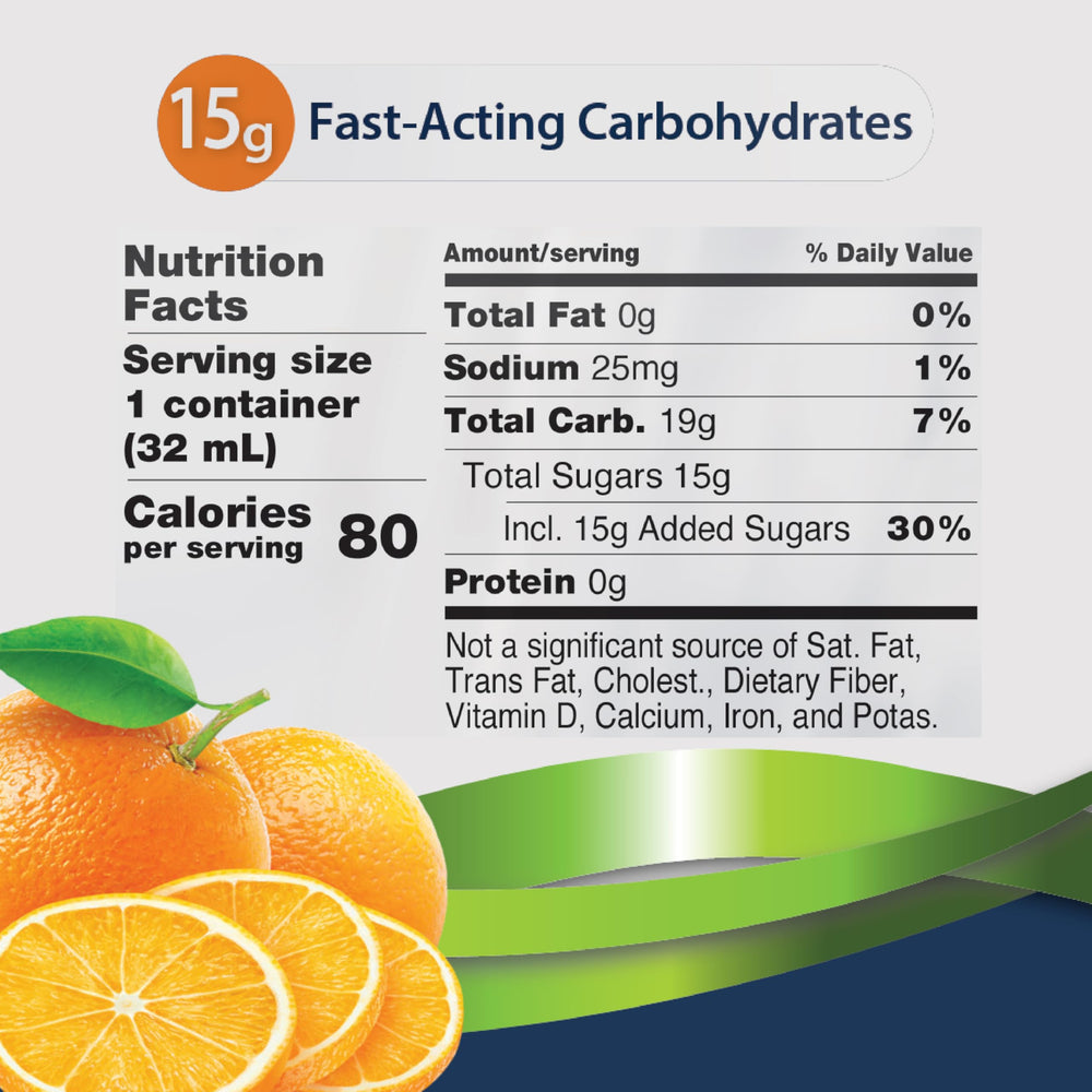 TRUEplus orange-flavored gel emphasizes flavorful, easy-to-swallow option during activity