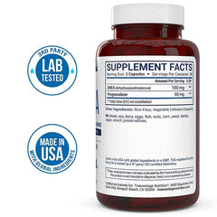 Truevantage Pregnenolone and DHEA ingredients image for hormone balance.