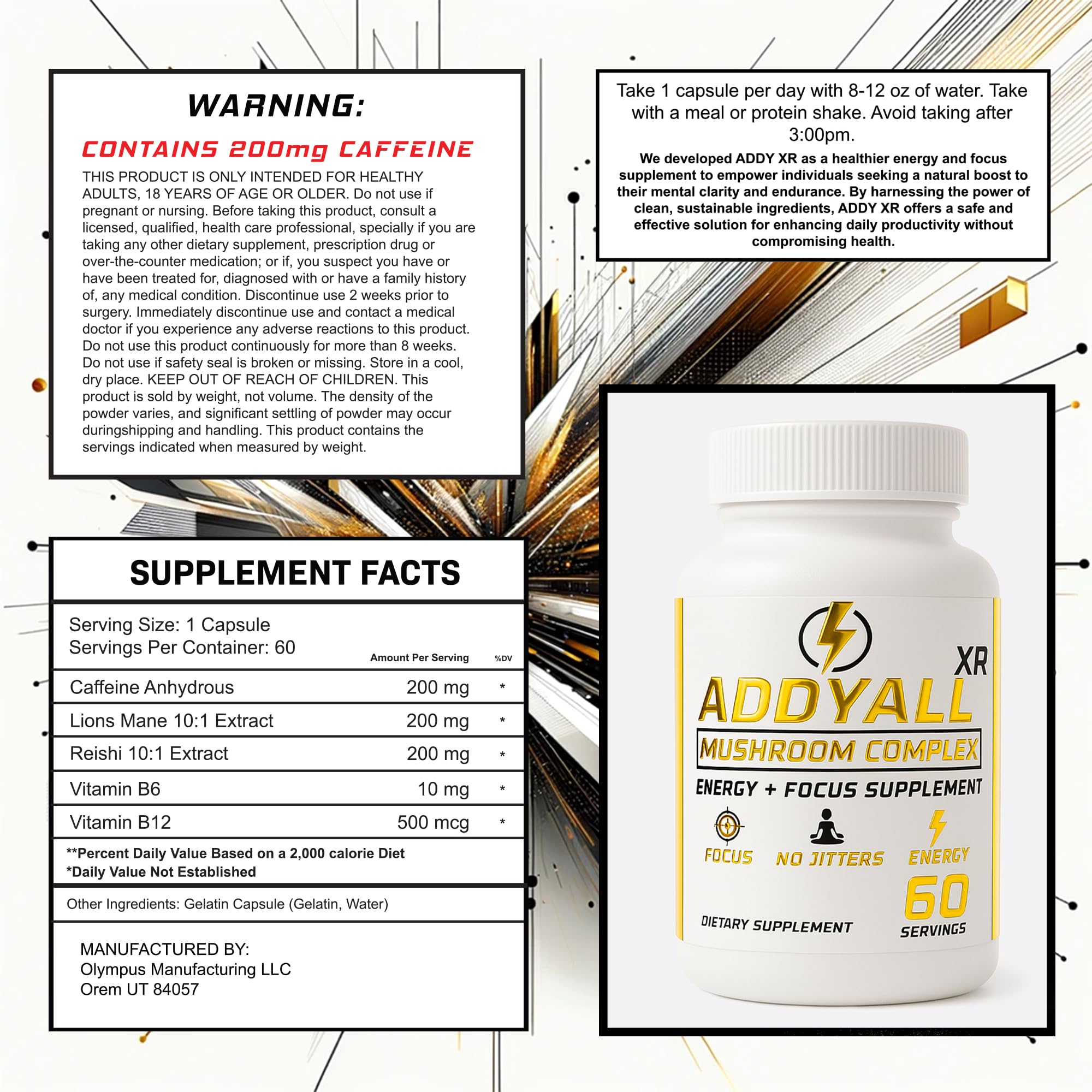 Morning routine setup with AddyAll XR for steady energy all day.