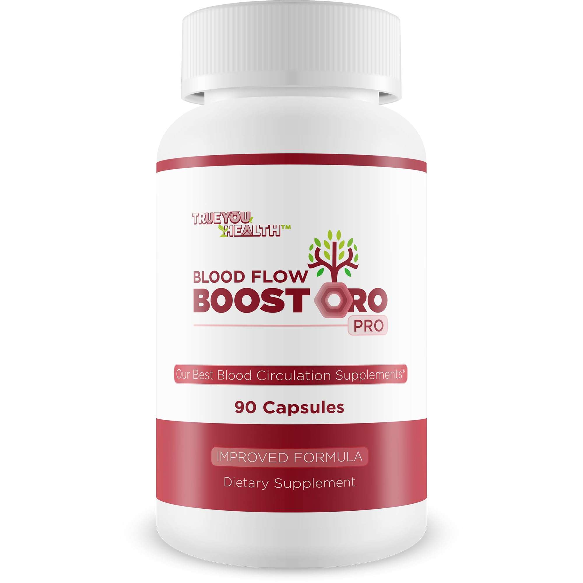 True You Health Blood Flow Boostoro Pro bottle for everyday circulation support.