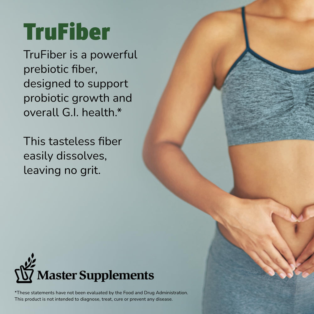 TruFiber dissolves clearly in water for convenient daily use.