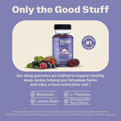 Gummies with berry flavor offer a kid-friendly nightly option.