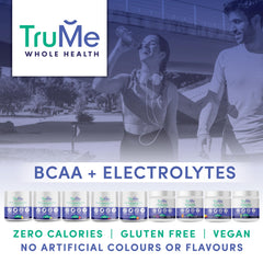 Active lifestyle scene with runners using TruMe hydration powder