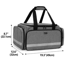 Reinforced handles and non slip bottom on the Trunab First Responder Bag