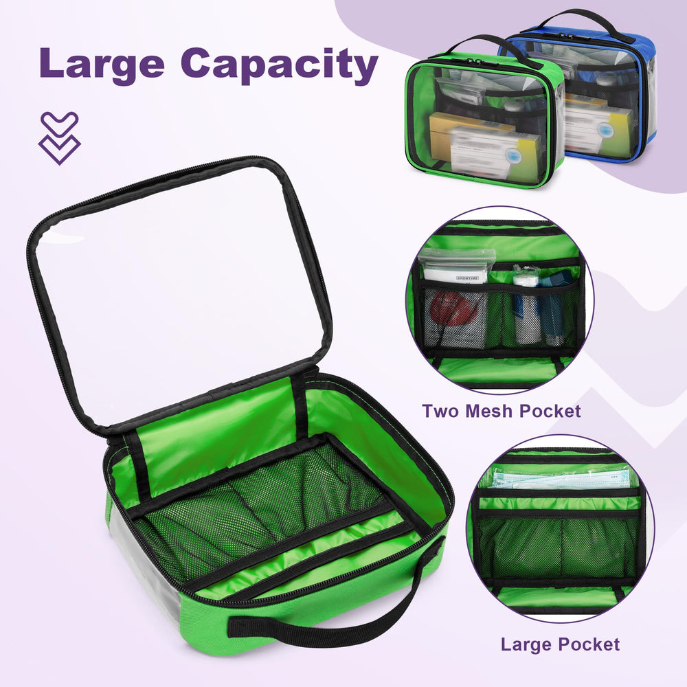 Trunab transparent PVC windows provide quick visibility of contents.