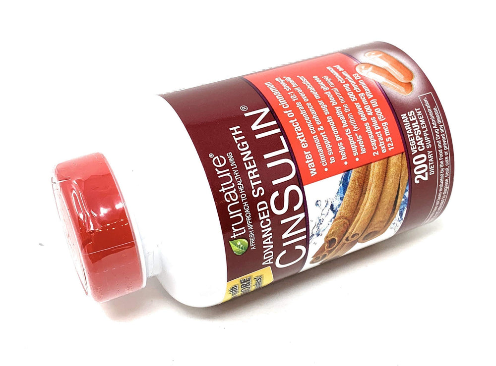 TruNature Advanced Strength CinSulin 2-pack conveys value for daily routine
