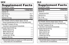 TruNature Prostate Health Complex softgel capsules close-up highlighting natural saw palmetto blend for balance.