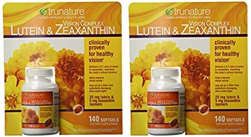 Trunature Vision Complex marigold-derived lutein-zeaxanthin source image supports eye health.