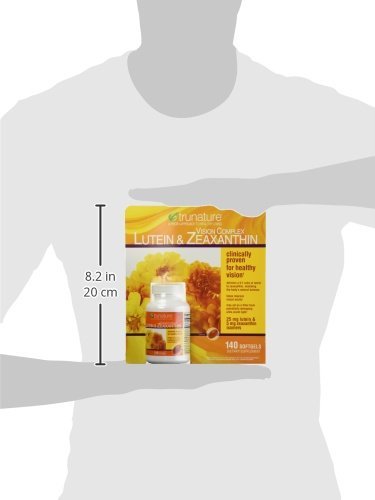 TruNature Vision Complex softgel capsules close-up for easy swallowing