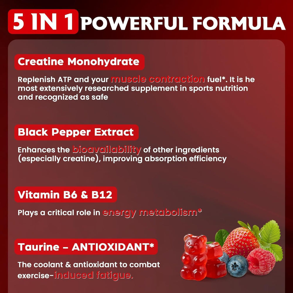 Trupretty Creatine Monohydrate Gummies GMP facility seal and batch testing