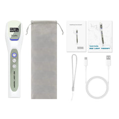 Truslite at-home therapy scene shows non-invasive relief without drugs.