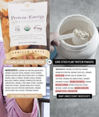 Clean label with USDA Organic, gluten-free, dairy-free ingredients.