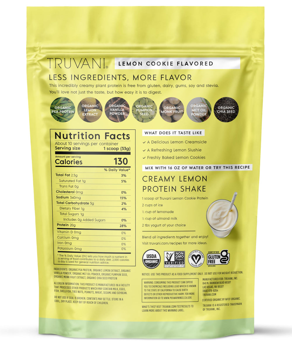 Truvani recyclable packaging emphasizing eco-conscious design.