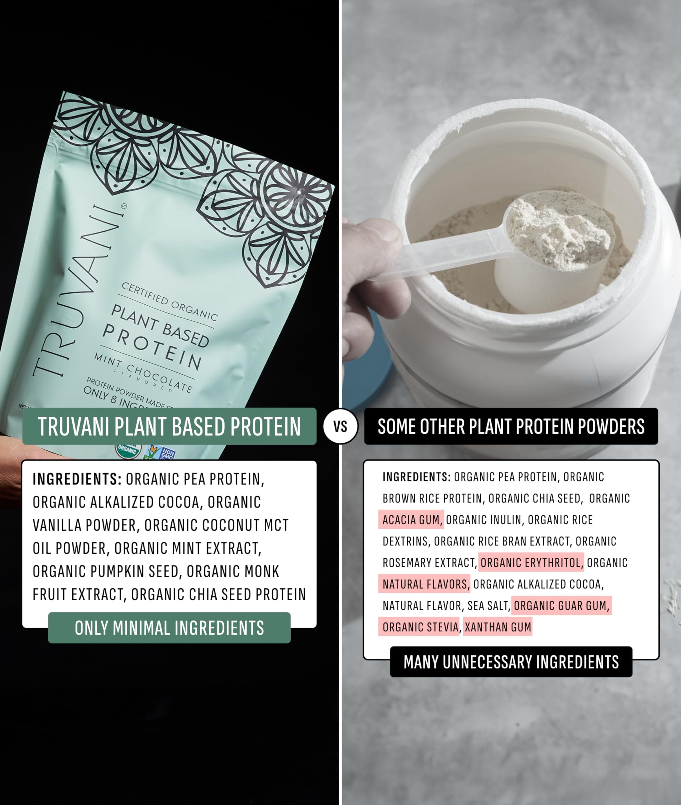 Truvani travel pack single-serving pouch enables easy keto-friendly fueling.