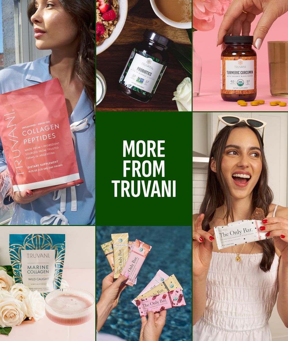 Truvani USDA Organic seal underlines certified organic ingredients.
